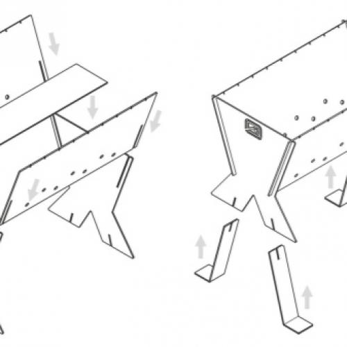 Мангал с дымоходом для беседки своими руками. Виды дымовыводящих конструкций 11
