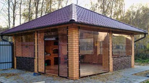 Красивые беседки с мангалом. Ваша беседка с мангалом: важные детали