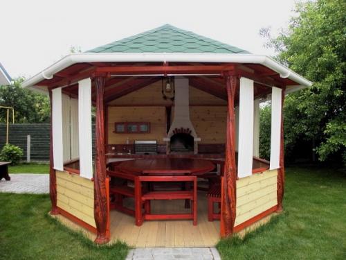 Красивые беседки с мангалом. Ваша беседка с мангалом: важные детали 16