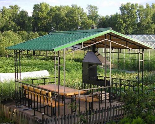 Красивые беседки с мангалом. Ваша беседка с мангалом: важные детали 12