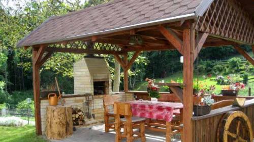 Красивые беседки с мангалом. Ваша беседка с мангалом: важные детали