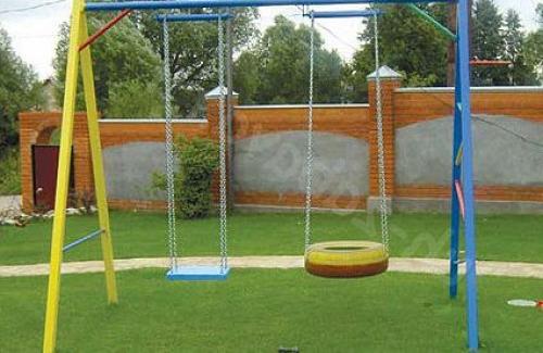 Покрытие для детских площадок на даче своими руками. №7. Дачная детская площадка своими руками