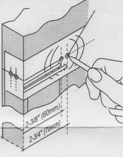 Инструкция по установке замка в межкомнатную дверь. Как правильно врезать замок вмежкомнатную дверь 17