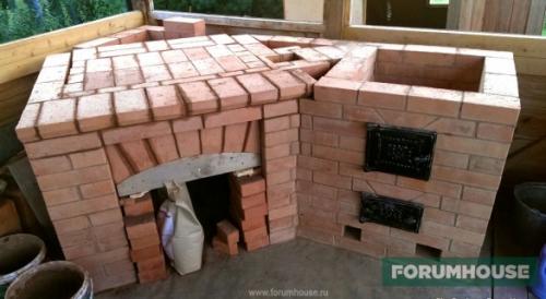 Мини русская печь для беседки. Строительство своими руками уличного печного комбайна: поэтапное описание