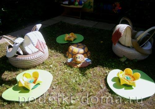 Как обустроить детскую площадку с помощью подручных средств. 25 дачных идей, которым обрадуется каждый ребенок 15