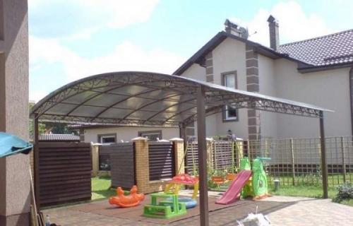 Навес для автомобиля своими руками 47 ФОТО идеи. Навес во дворе частного дома из поликарбоната и других материалов (250 ФОТО ИДЕЙ) – Красивый вид, удобство и практичность