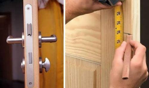 Врезка замка в межкомнатную дверь размеры. Нужные инструменты для монтажа
